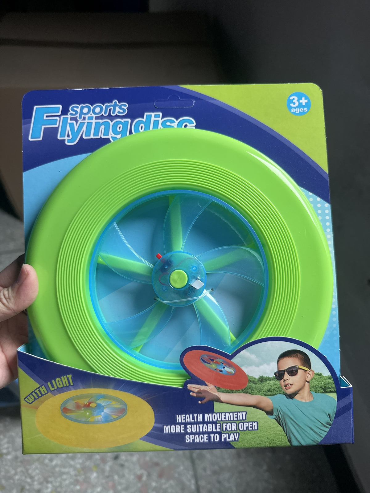 LED Flyer Flying Disc Beach UFO