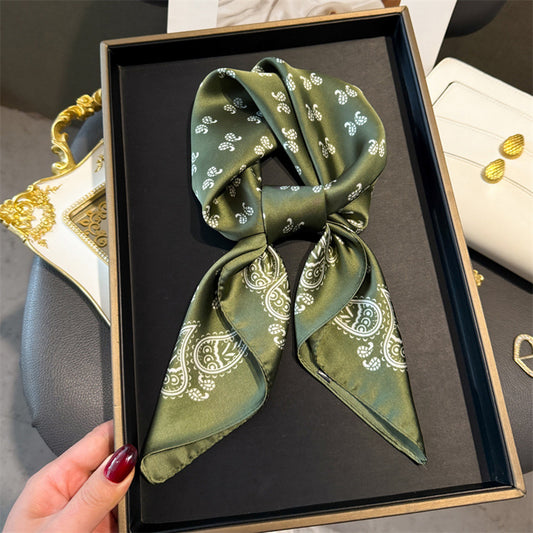 Custom 27.5" x 27.5" Silk Like Headband Women's Handbag Wrap