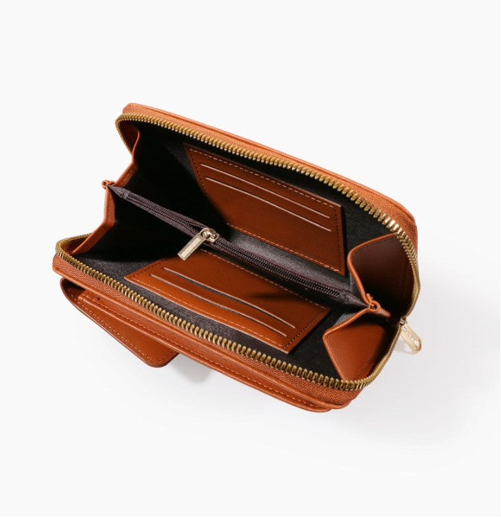 PU Leather Cell Phone Purse Bag Small Crossbody Bag Mini Messenger Bag Wallet Bag Shoulder Handbag