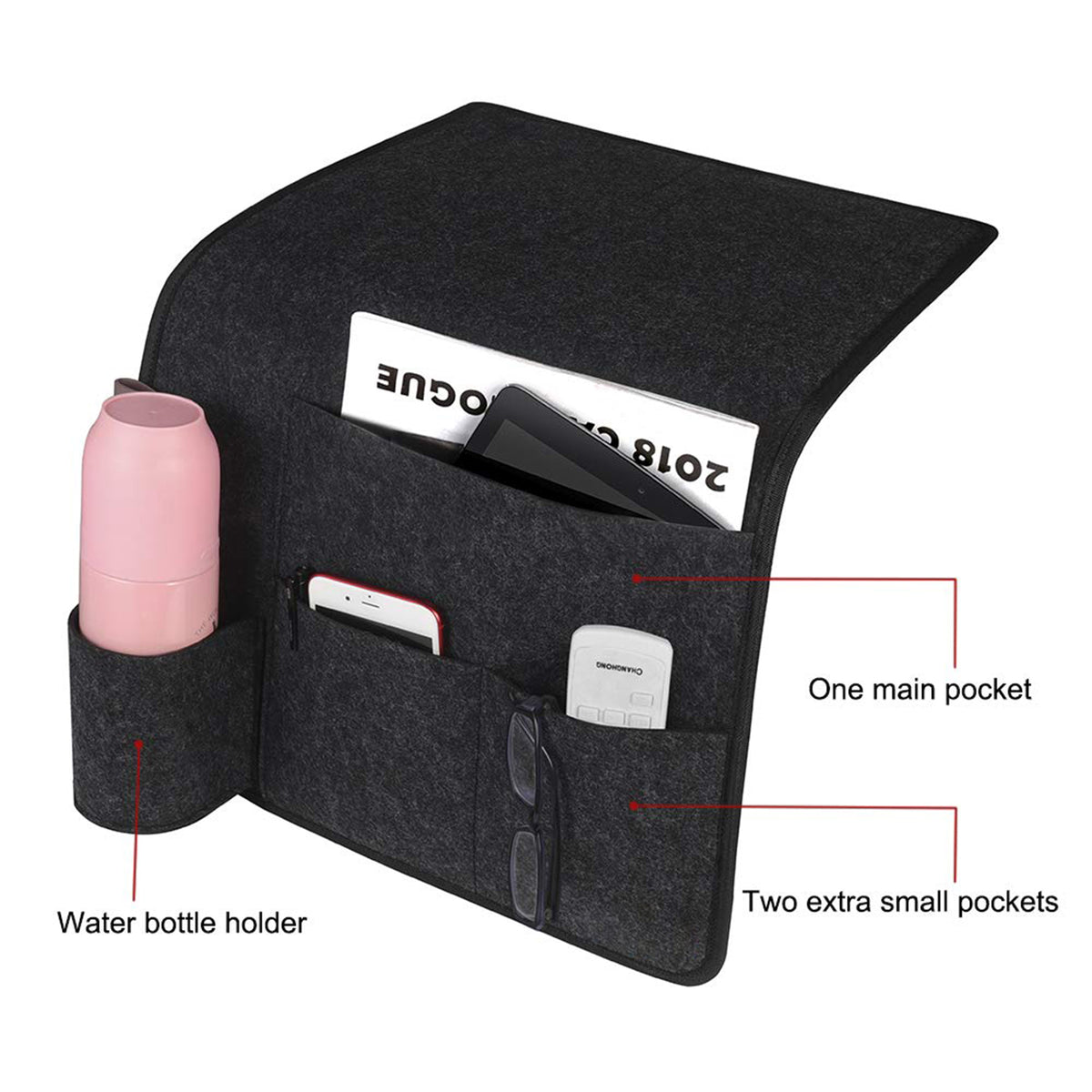 Felt Bedside Storage Organizer Bedside Organizer Caddy