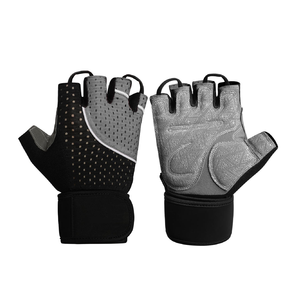 Gym Gloves Training Half Finger Gloves for Man & Woman with Wrist Wraps Wrister Gloves