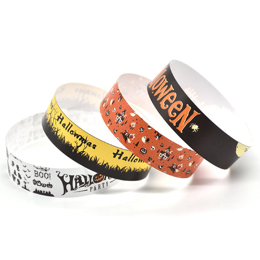 Halloween Paper Wristbands for Theme Park