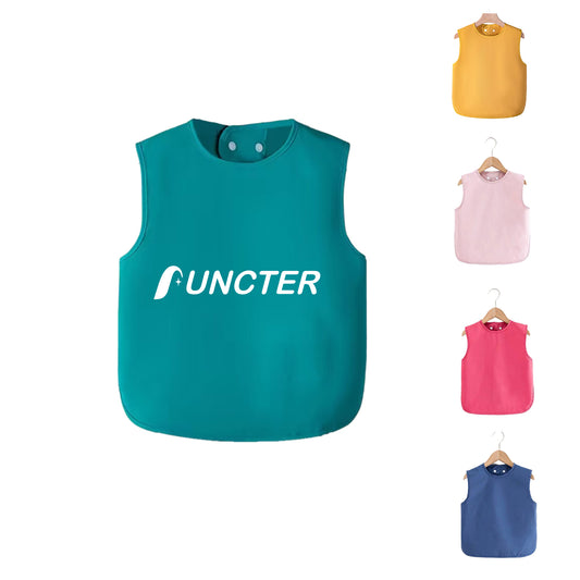 Waterproof Sleeveless Toddler Bib / Mess-Free Feeding Vest For Kids-S(0-2 Years)