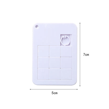 Sliding Scramble Puzzle W/ Keychain - 9 pieces