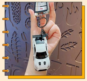Mini Simulation Sports Car Model Keychain Classic Car Shaped Keychain
