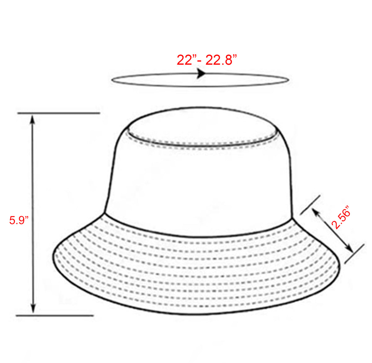 Reversible Polyester Pride Rainbow Hat