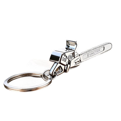Outdoor Metal Chainsaw Keychain Car Pendant Keychain