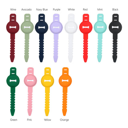 Silicone Pet Collar Case Dog Collar Holder Anti-Lost Protector Holder