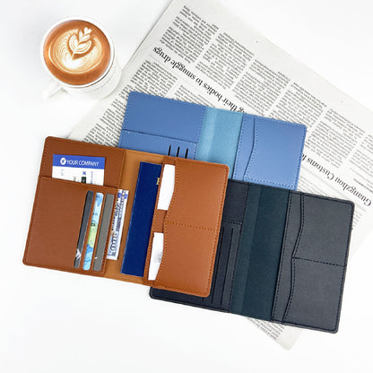 Passport Holder Card Slots Receipt Slots Passport Cover for Trip Travel Wallet Receipt Organizer