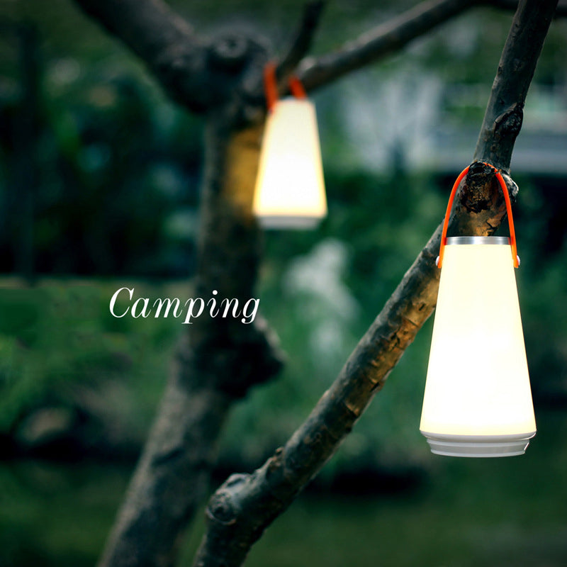 Touch Sensor LED Night Light Outdoor Camping Lamp With Handle
