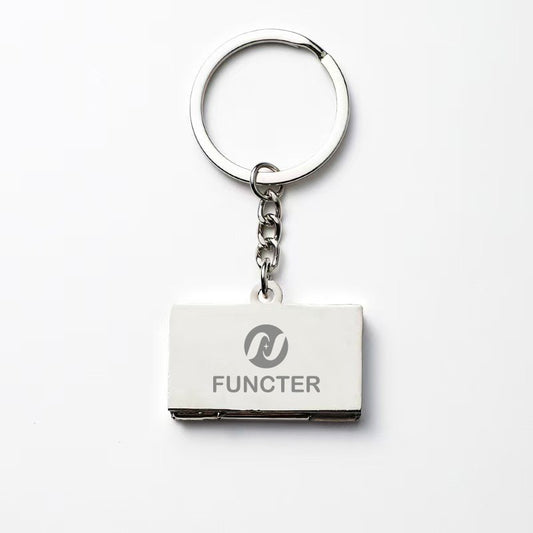 Laptop Shaped Metal Key Chain