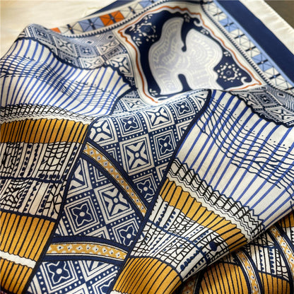 Custom 25.6" x 25.6" Silky Satin Head Scarf Hair Bandanas