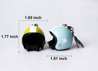 Custom Star Motorcycle Helmet Keychain Phone Pendant Bag Keyring Bag Pendant Charm Accessories