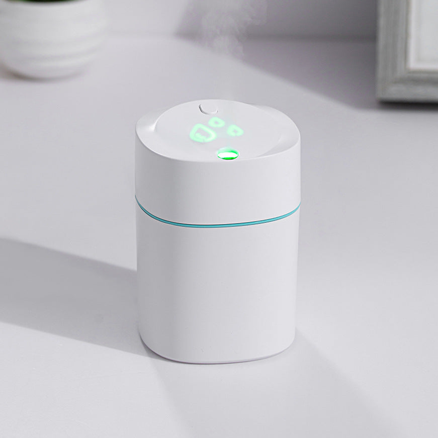 220ml Mini Portable USB Humidifier Cool Mist Humidifier W/LED Light For Bedroom