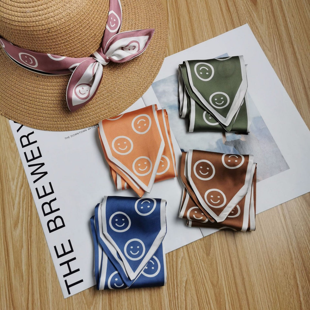 33'' x 3.5" Imitation Silk Scarf Neck Ribbon Scarf
