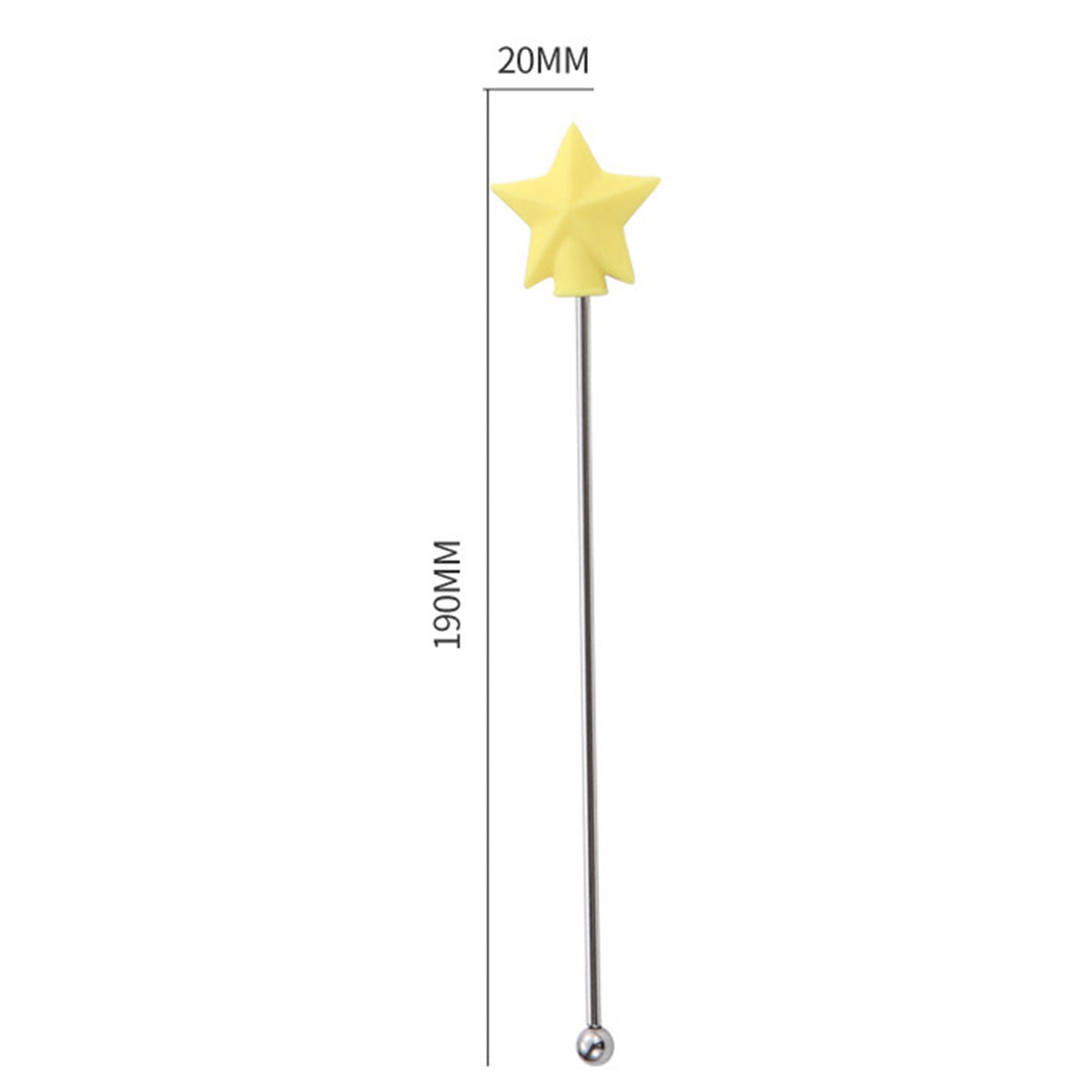 7.5 L Stainless Steel Star Top Swizzle Sticks Mixing Sticks