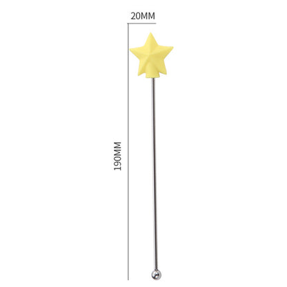 7.5 L Stainless Steel Star Top Swizzle Sticks Mixing Sticks