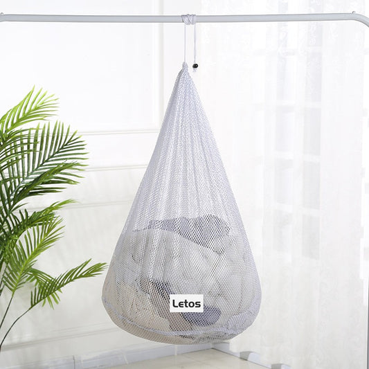 20x24" Coarse Mesh Laundry Bags Laundry Wash Bags Drawstring Laundry Bag-Woven Label
