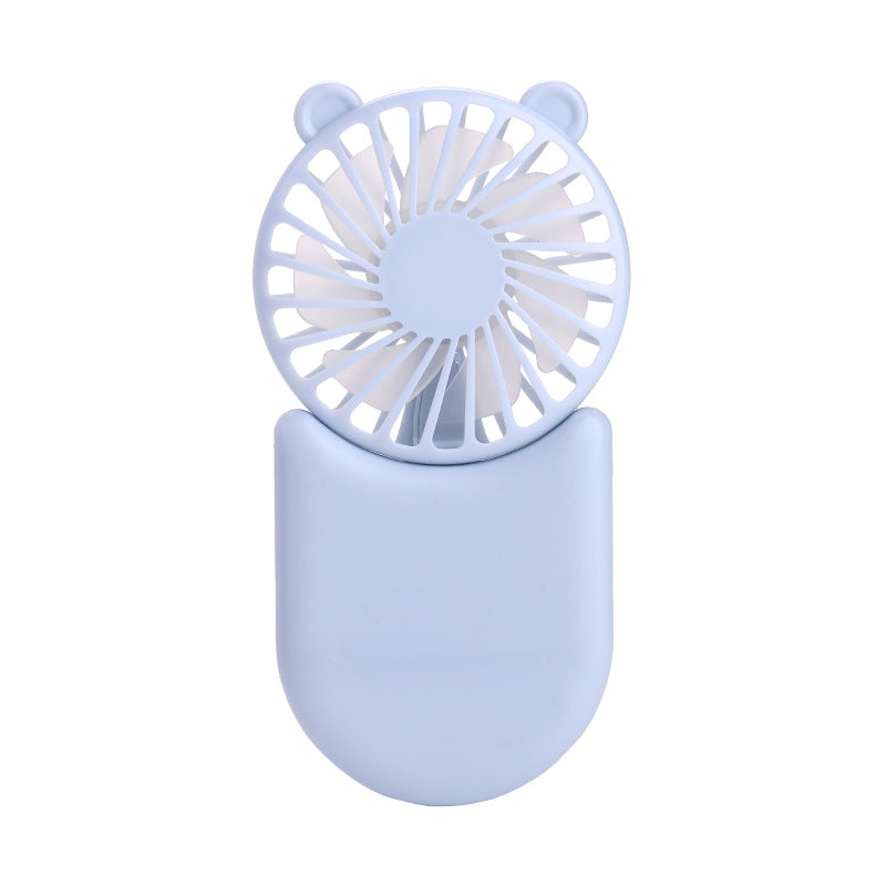 Neck Fan Mini Portable Handheld Fan Battery Operated Desktop Folding Fan