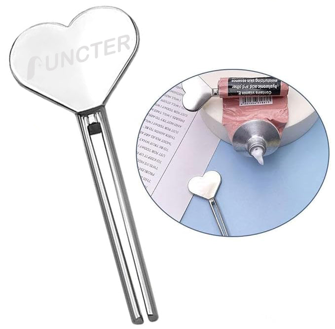 Stainless Steel Love Key Shape Manual Toothpaste Squeezer