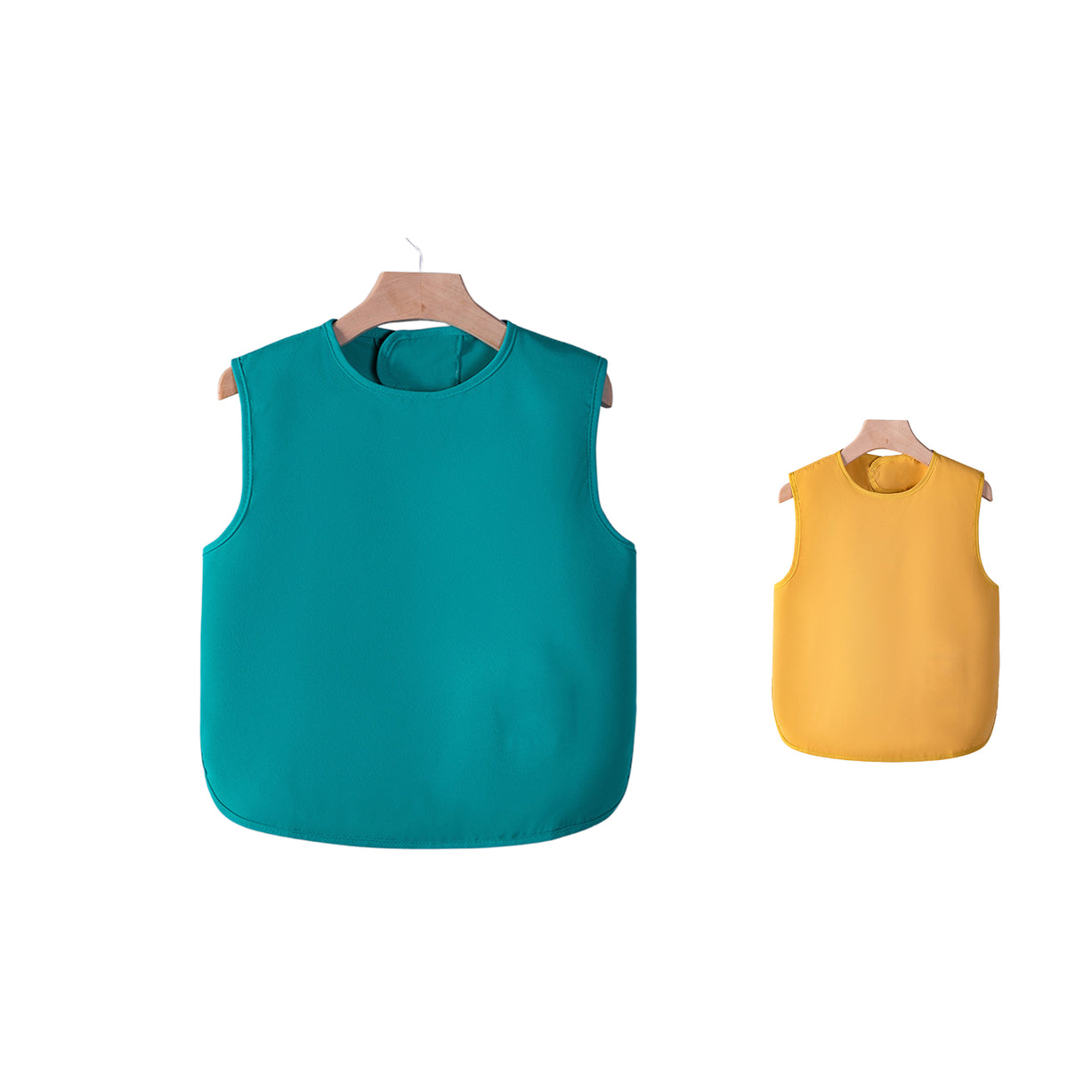 Waterproof Sleeveless Toddler Bib / Mess-Free Feeding Vest For Kids-S(0-2 Years)