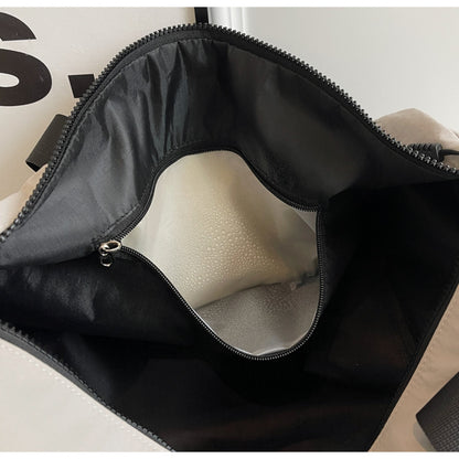 Travel Duffel Bag Sport Gym Bag Polyester Tote Bag Swimming Bag with Shoe Pouch&Wet Pocket