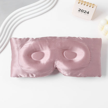 Silk 3D Sleep Eye Mask W/ Adjustable Magic Tape