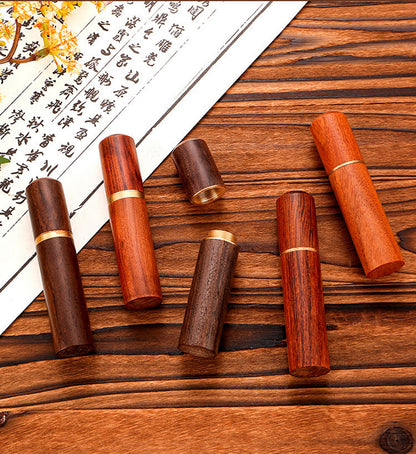 Portable Wood Toothpick Holder