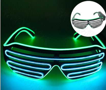 Voice-Activated LED Light Glasses For Party & Music Festival