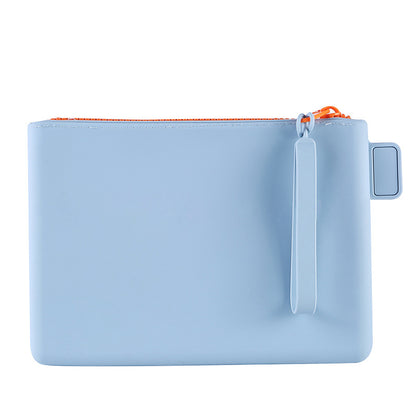 Multi Purpose Organizer Case Portable Electronic Organizer Bag Soft Silicone Zippered Bag