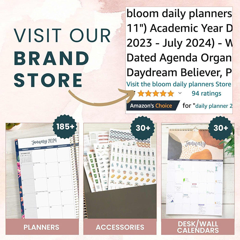 Calendar Monthly Tab Stickers