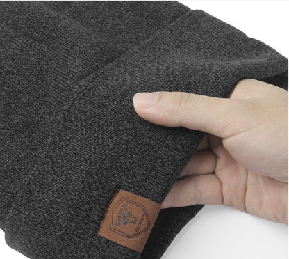 Unisex Adult Knit Cuffed Beanie Hat