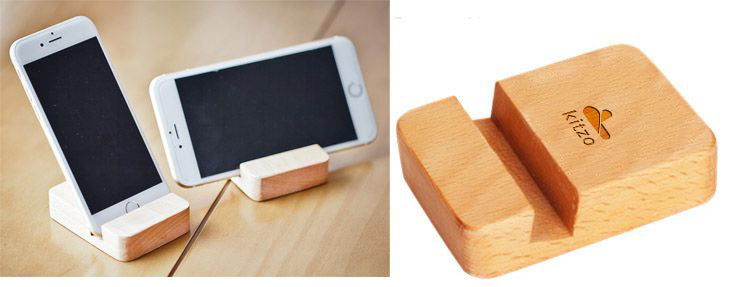 Wooden Mini Phone Stand