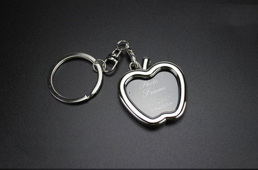 Apple Shaped Photo Frames Key Chain