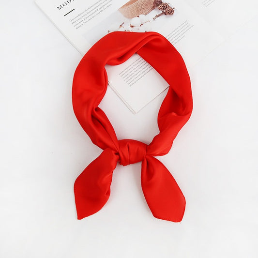28" x 28" Red Square Scarf Neck Scarves Kerchief Neckerchief Handbags Wrap Scarf #56