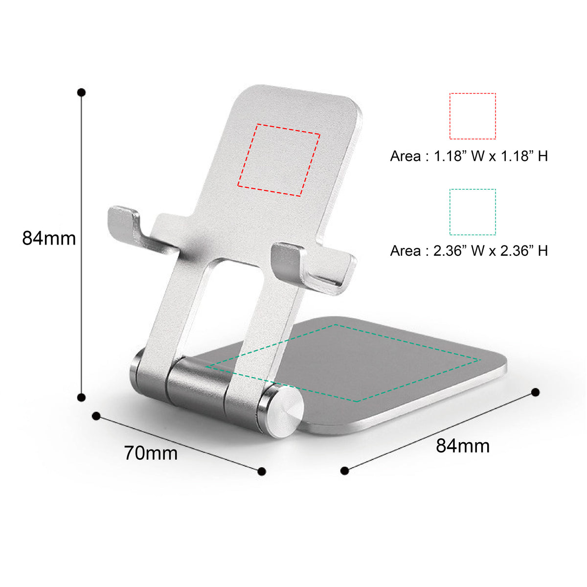 Adjustable Foldable Desktop Cell Phone Tablet Stand Holder