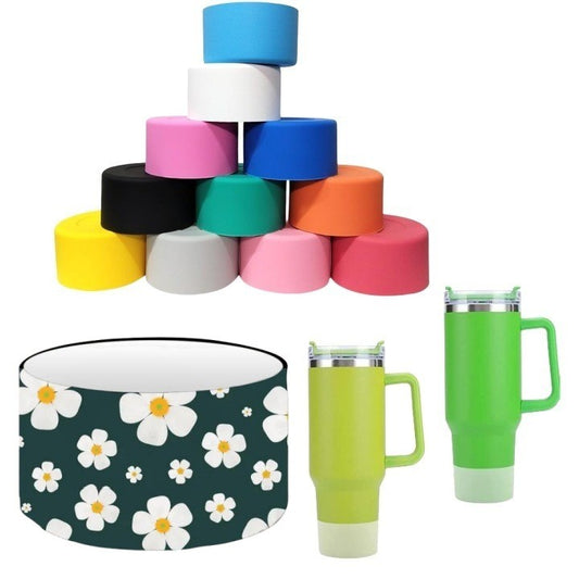 Side Outer Surface Custom Style Silicone Cup Base Protector 2.9" Diameter