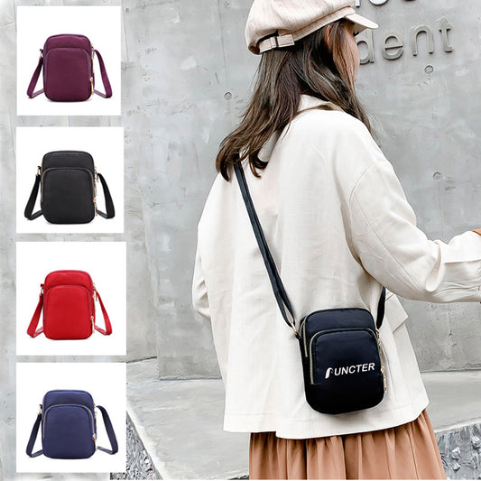 Waterproof Nylon Small Shoulder Crossbody Bag