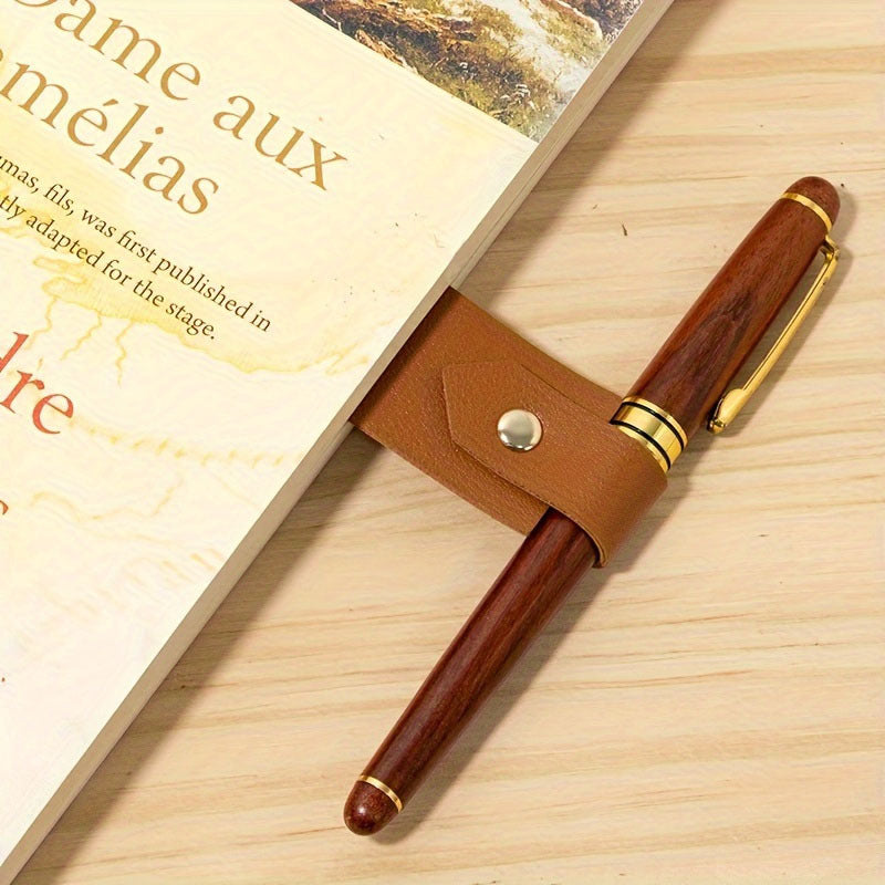 PU Leather Bookmark Classic Stitched Bookmark Page Markers Reading Gifts