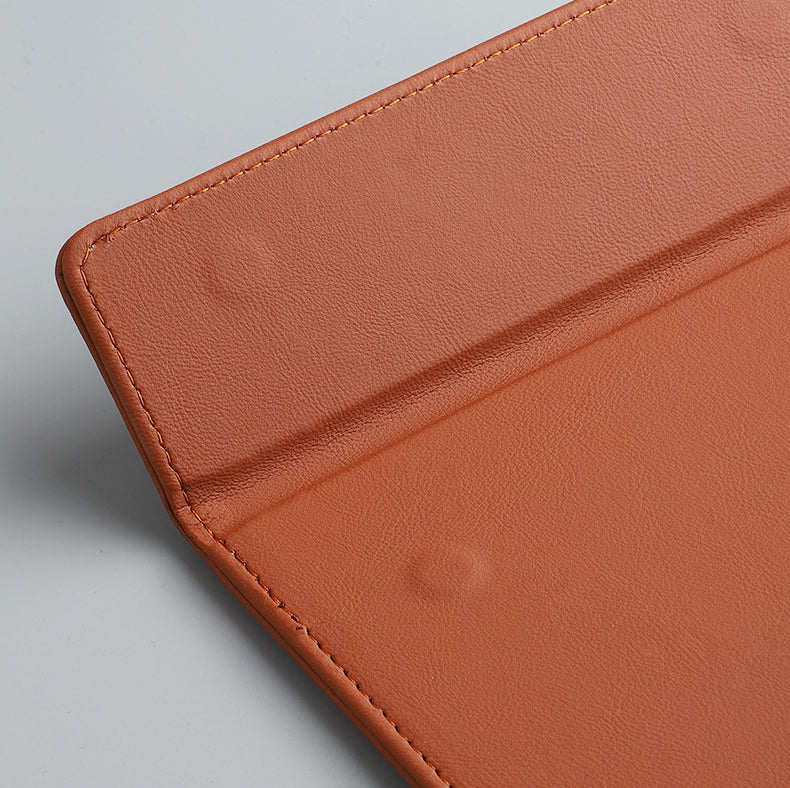 9.06" W x 13" H PU Leather Magnetic Clipboard w/Pen Holder