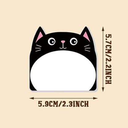 Custom 30 Sheets Adhesive Cute Cat Memo Pad