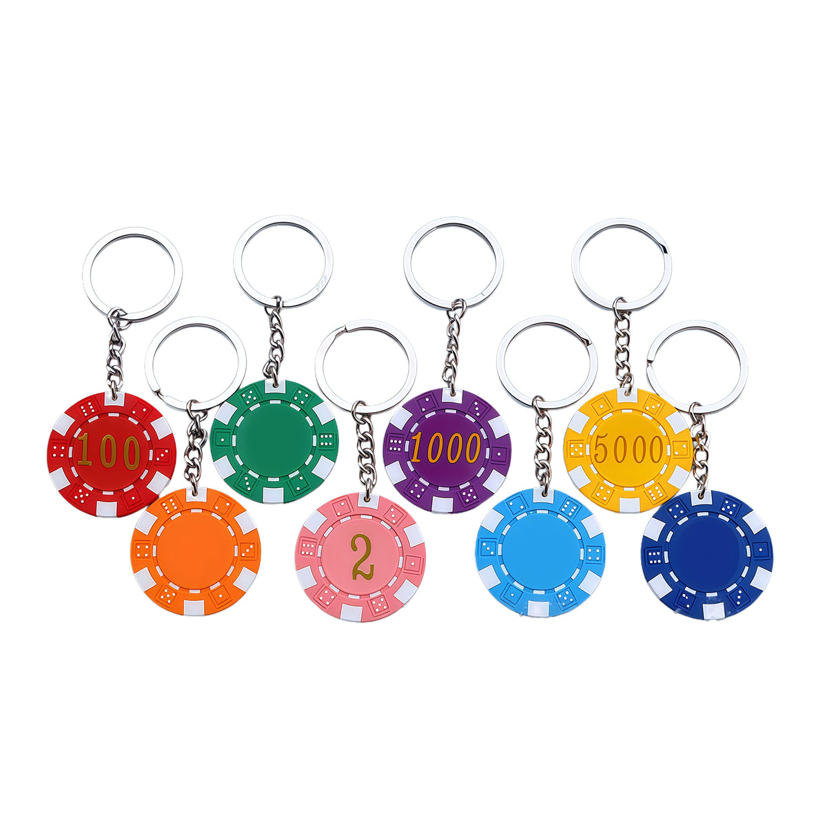 Chip-Shaped Key Ring