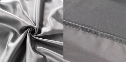 Full Printed 20 x 36" Premium Square Satin Silk Throw Pillowcase - Envelope Closure