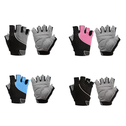 Training Gloves Half Finger Gloves Full Palm Protection Gym Workout Gloves