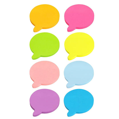 50 Sheets 2.75" Adhesive Comma Shape Sticky Notes