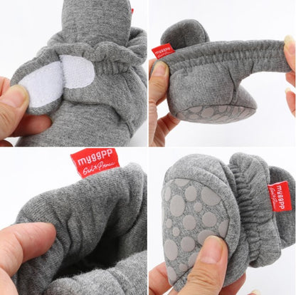 Cotton Baby Booties (0-6m)