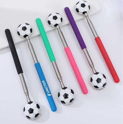 Football Telescoping Stainless Steel Back Scratcher W/ Soft Foam Handle for Itch Relief