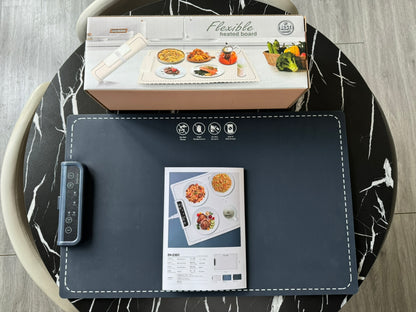 Warming Mat for Food, Electric Silicone Food Warmer Heating Mat