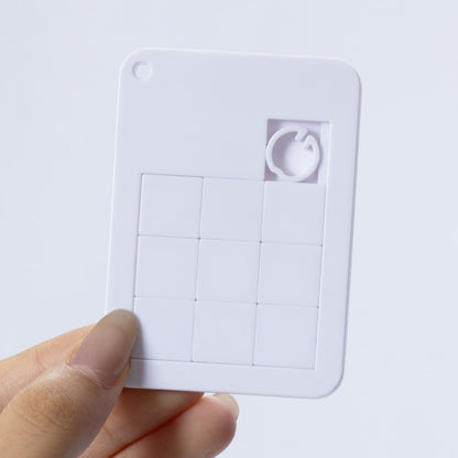 Sliding Scramble Puzzle W/ Keychain - 9 pieces