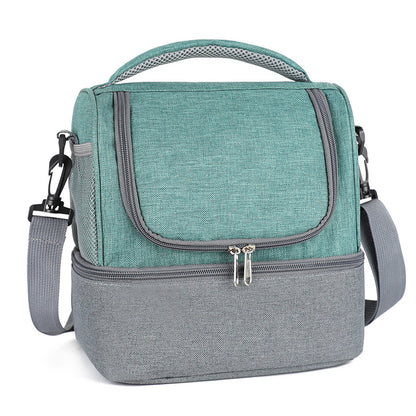 Insulated Lunch Bag With Two Compartments